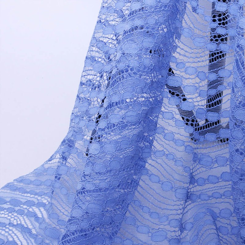 Lace Fabric Dress Stripe Polyester for Women's Wear Wholesale Supplier 6
